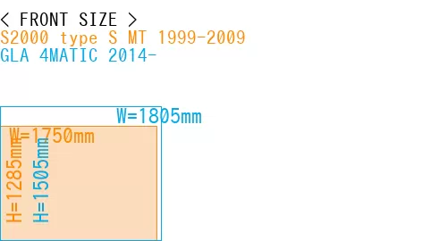 #S2000 type S MT 1999-2009 + GLA 4MATIC 2014-